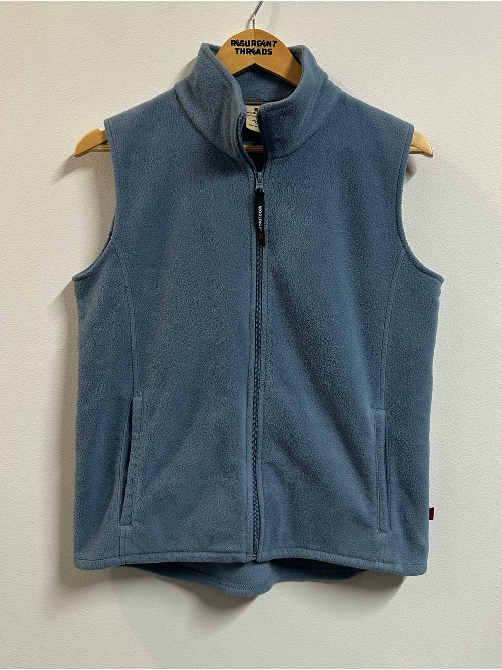 Woolrich Blue Fleece Vest Women’s Medium